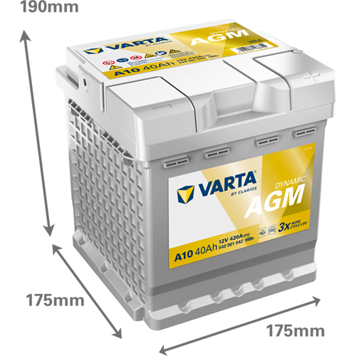VARTA Dynamic AGM A10