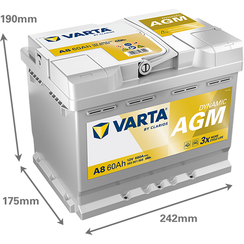 VARTA Dynamic AGM A8