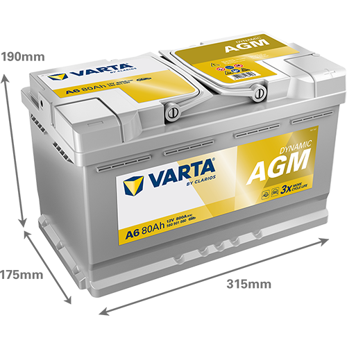 VARTA Dynamic AGM A6