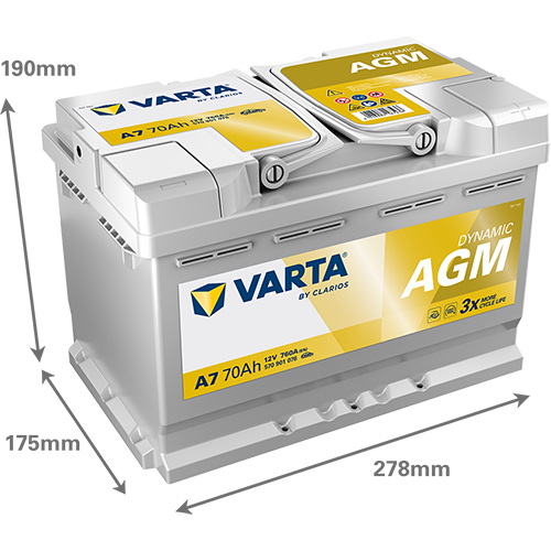 VARTA Dynamic AGM A7