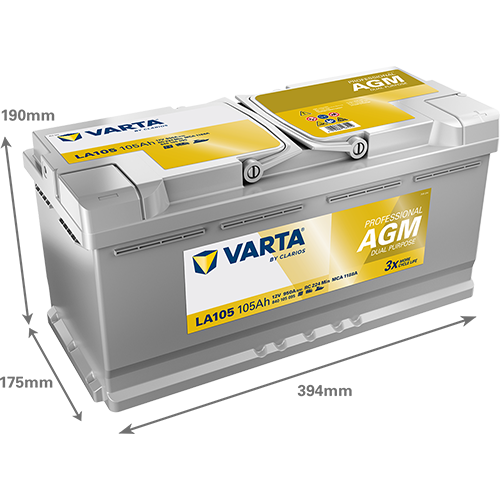 VARTA Professional AGM 105Ah