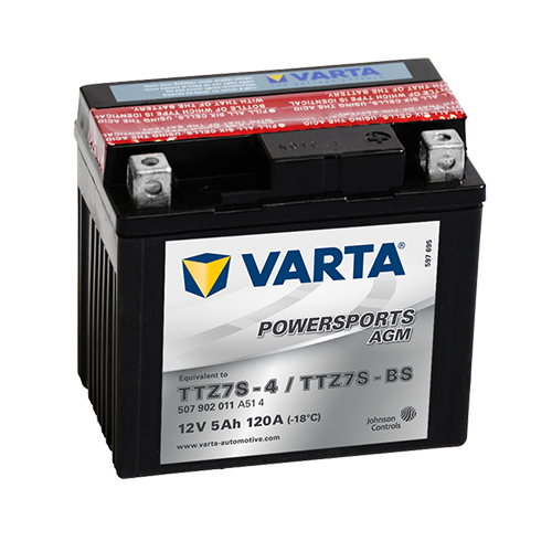 VARTA Powersports AGM TTZ7S-4 / TTZ7S-BS