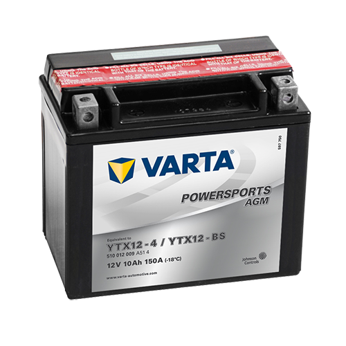 VARTA Powersports AGM YTX12-4 / YTX12-BS