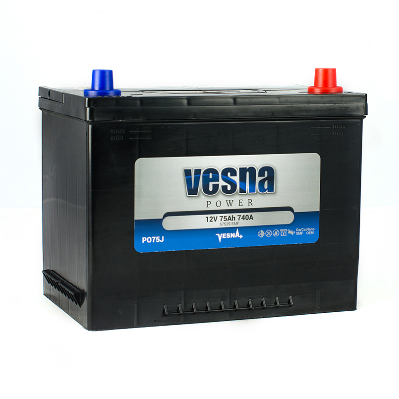 Vesna Power Asia 75Ah 740A JR