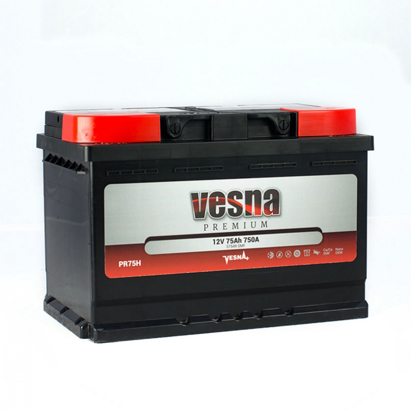 Vesna Premium 75Ah 720A